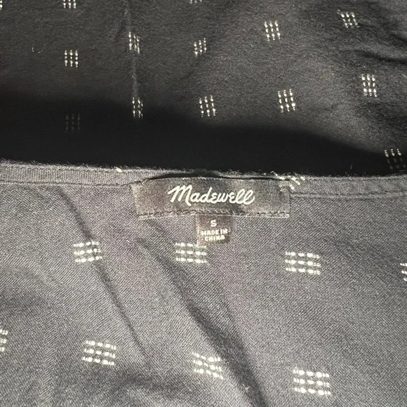 Madewell Wrap Blouse Size Small - Picture 4 of 5